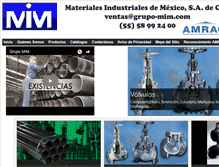 Tablet Screenshot of grupo-mim.com